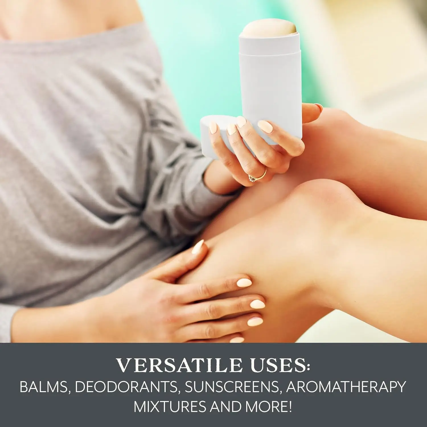 10 عناصر 15 جرام زجاجات أنبوب أحمر الشفاه المسطحة البيضاوية الصغيرة حاويات مزيل العرق الفارغة زجاجات عينة السفر المحمولة لمستحضرات التجميل ذاتية الصنع