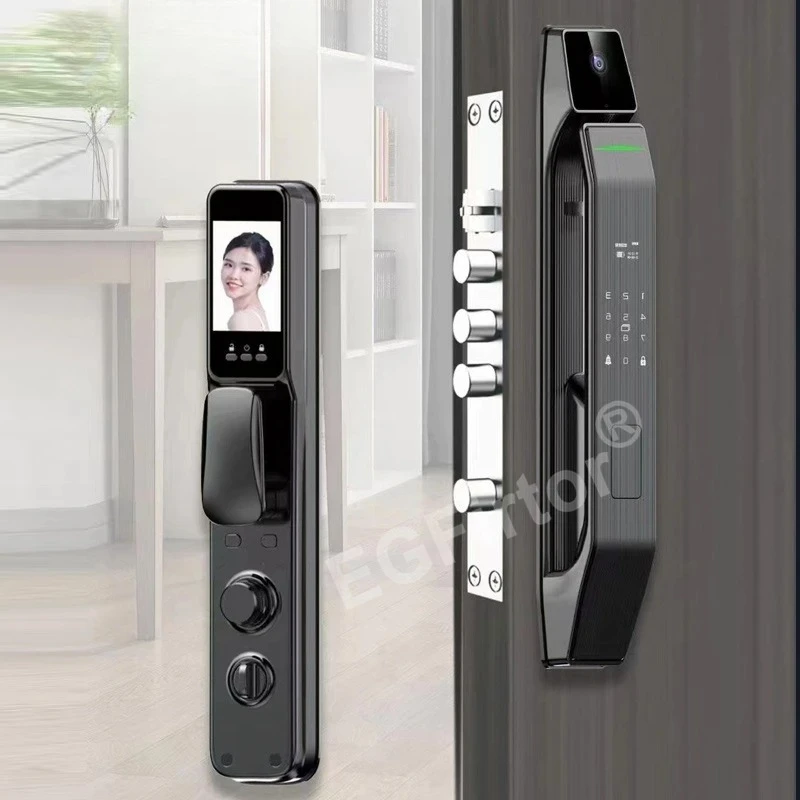 Finger Vein Recognition Smart Door Lock 3D Face Recognition Fingerprint Wifi Electronic Anti-theft Password Lock