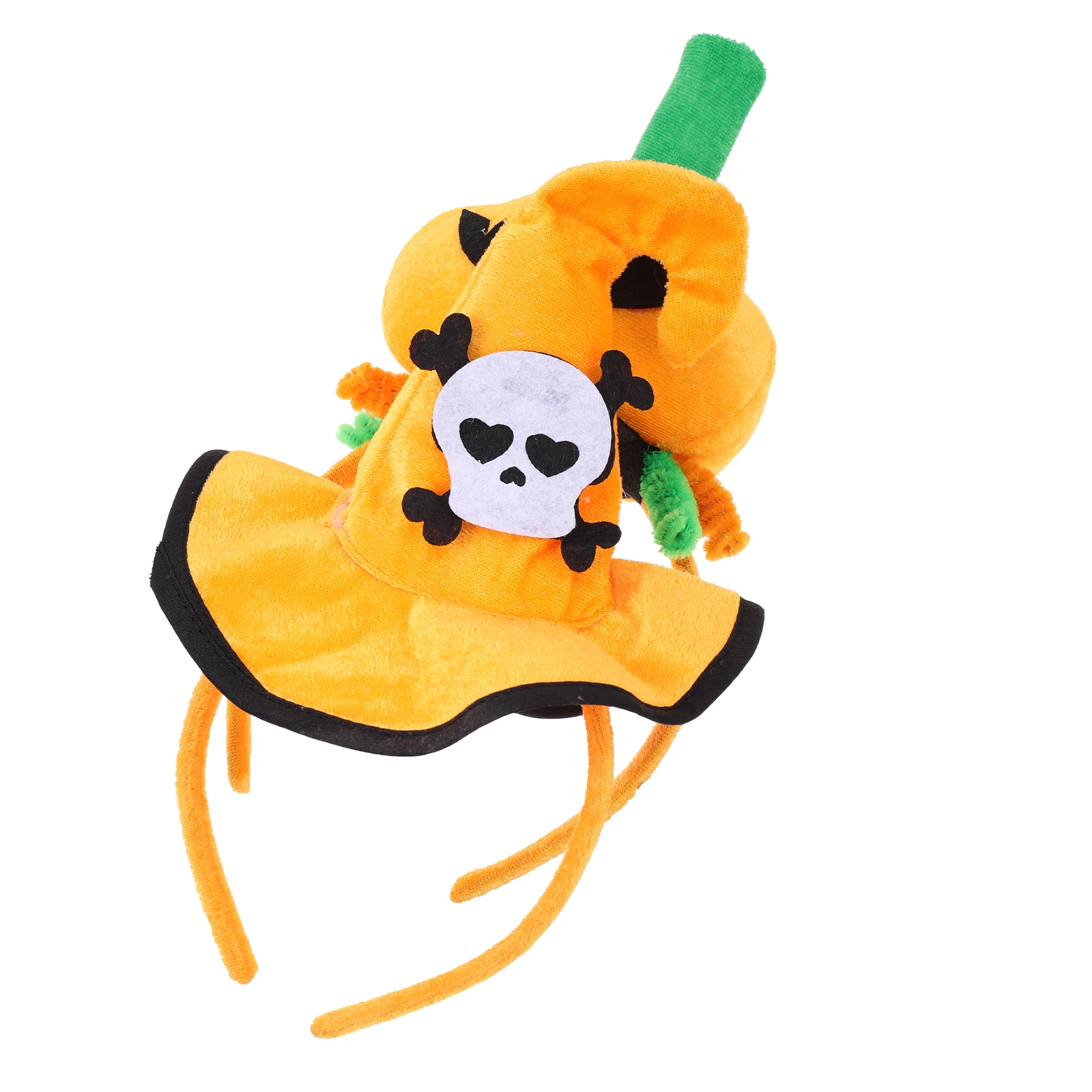 

2 Pcs Pumpkin Hat Headband Cosplay Headdresses Ghost Decorative Party Hairbands Halloween Has