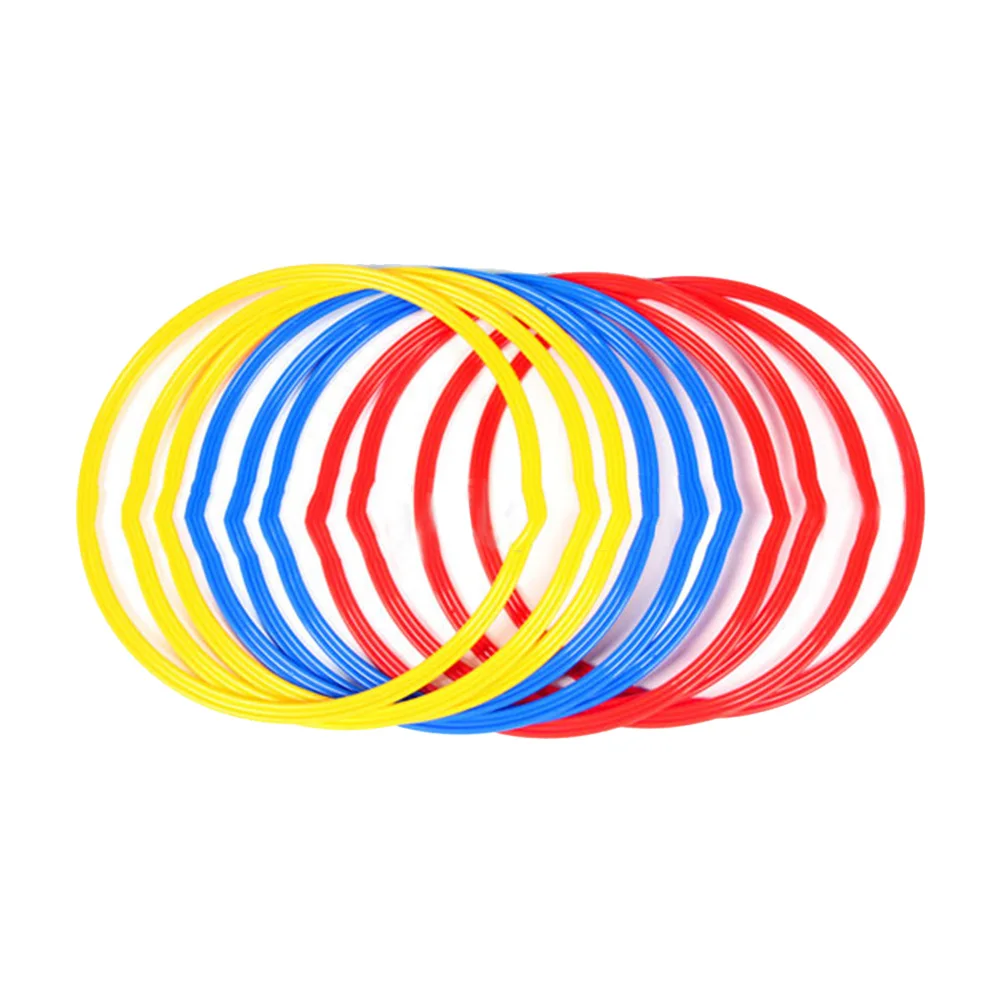 Anneaux de vitesse d'entraînement de Sport de Football multicolores, 6 pièces, boucle d'agilité pour les compétences de contrôle du Football