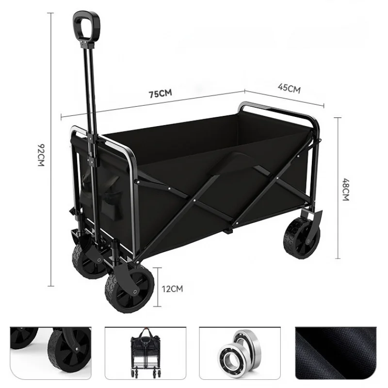 مخصص. عالية الجودة قابلة للطي في الهواء الطلق عربة المرافق عربة التسوق المحمولة الأكشاك المتنقلة #6