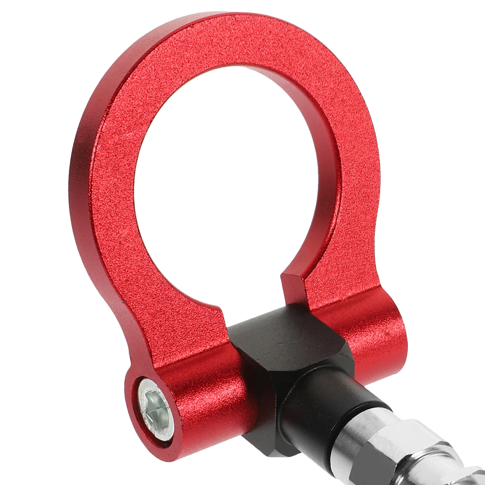 

Car Modified Trailer Hook for Car Dedicated Front Bumper Trailer Hook Towing Hook Racing Trailer Ring for /F56/ /R61 (Red)
