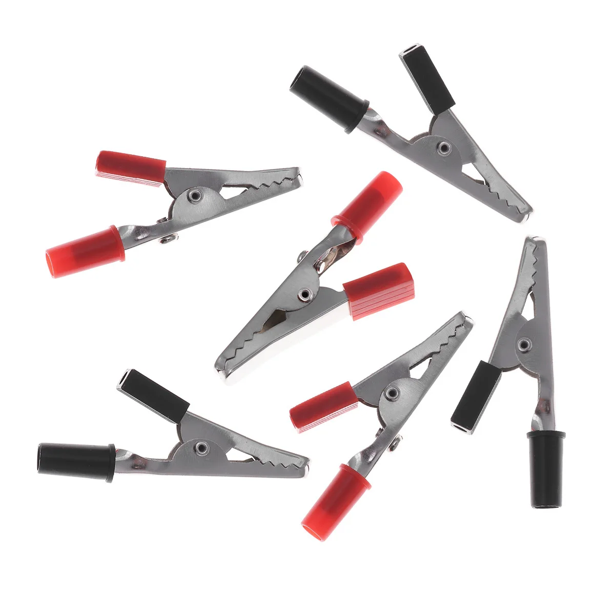 

20Pcs Crocodile Clips Testing Clamp with Strong Grip Double Ended Mini Alligator Clips for Lab Electrical Work Spring Clamps