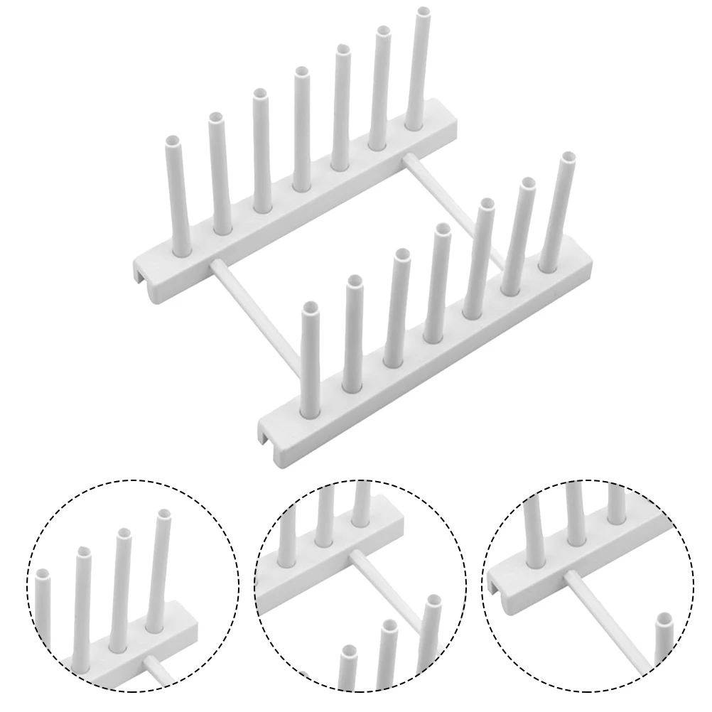 

2pcs Dish Drying Rack Dish Drainer Cutlery Storage Cutlery Rack Shelf White ABS Draining Organizer for Kitchen Home
