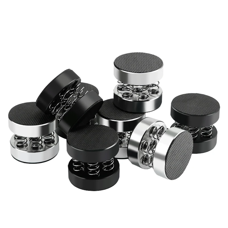 

Black Silver Color Choice Speakers Foot Spring Pads Reduce Resonance Mats