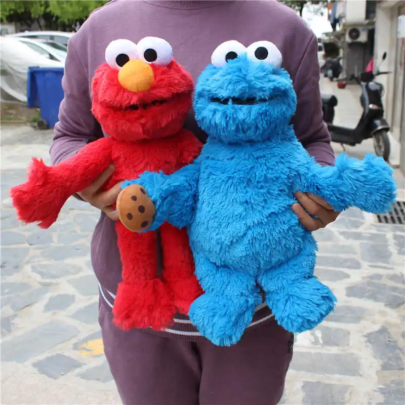 

Мягкая игрушка «Улица Сезам» Элмо Cookie Monster: очаровательная плюшевая кукла, идеально подходит в качестве подарка на день рождения для детей