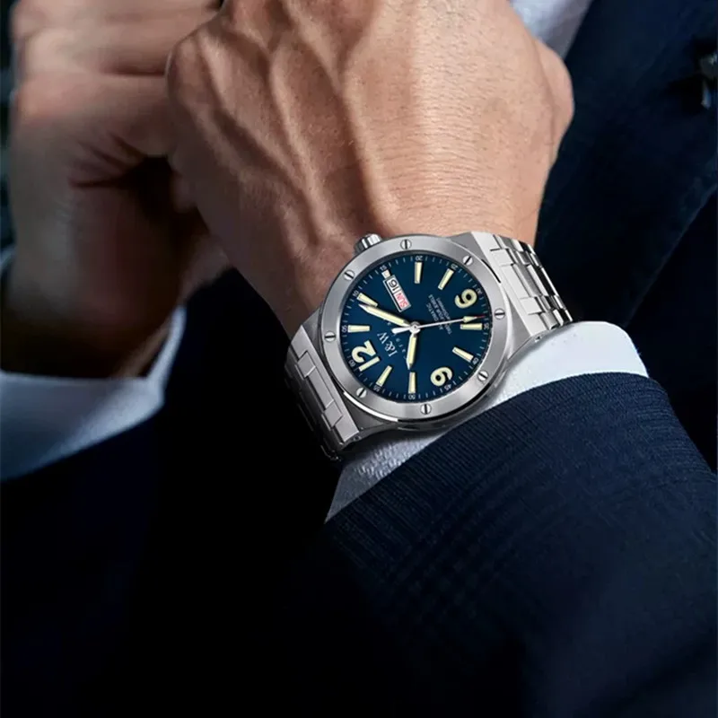 Montre CARNIVAL Mechanical Watch for Men Brand Luxury Automatic Business Dress Wrist Watch Mens 50M Waterproof 2026 Reloj Hombre