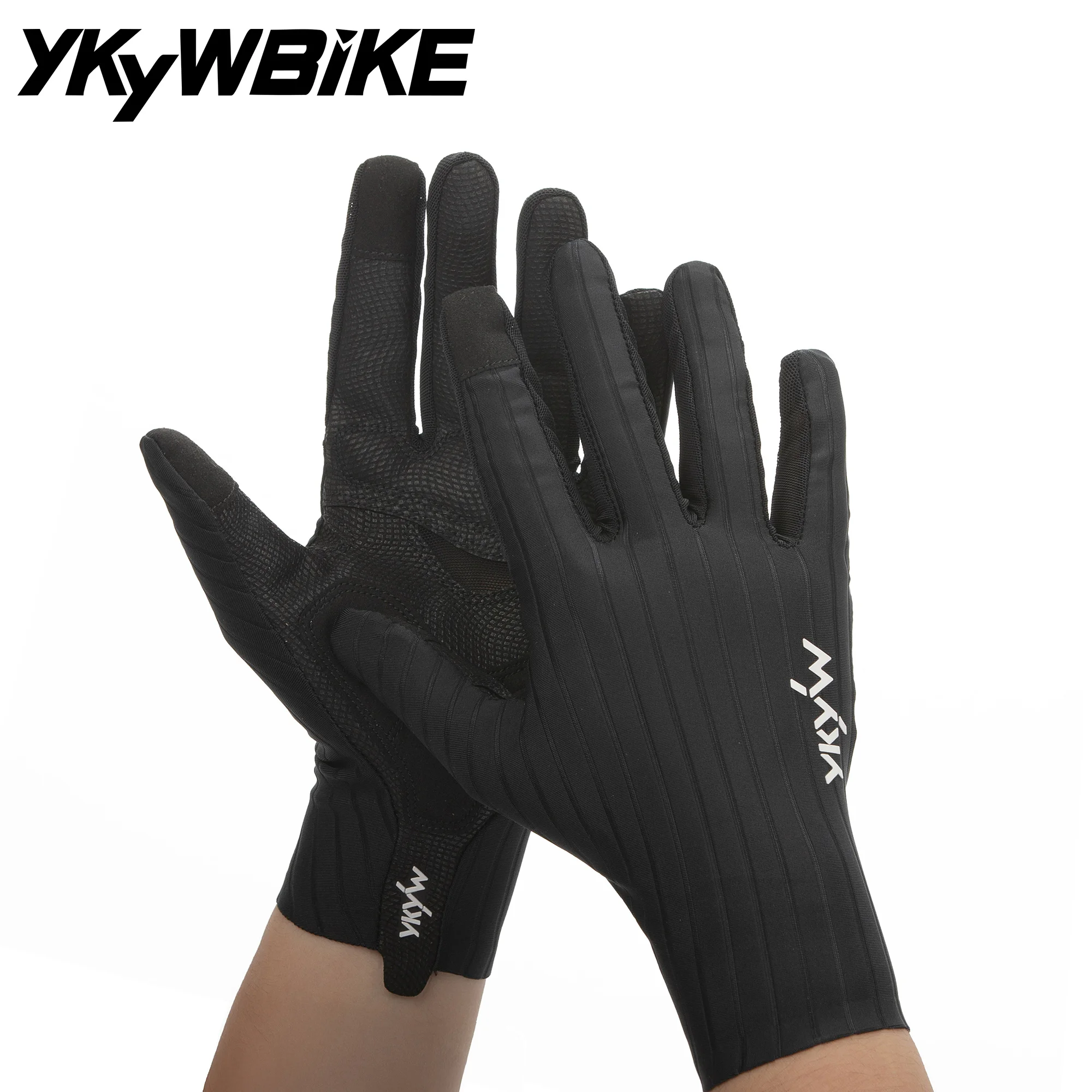 AliExpress YKYWBIKE Cycling Gloves Full Finger Aerodynamic Road Bike Gloves Shock Absorbing Touch Screen Reflective Bicycle Gloves