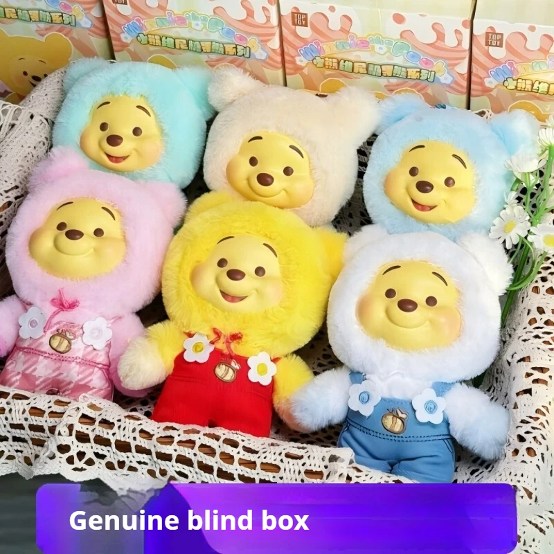 

Disney Winnie The Pooh Blind Box Vinyl Plush Candy Bear Doll Figure Ornament Backpack Pendant Children Toy Birthday Gift