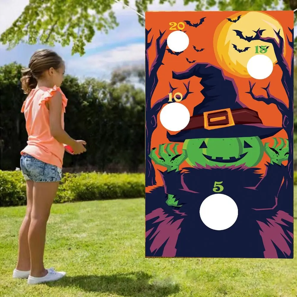 

Parent-child Childrens Bean Bag Toss Games Interactive Games Funny Halloween Bean Bag Toss Scoring Banner Bean Bag Game Adults