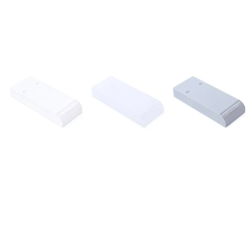 Under Desk Adhesive Pen Box Drawer Style Invisible Plastic Stationery Organizer for Students Engineers Designers Cosmetics