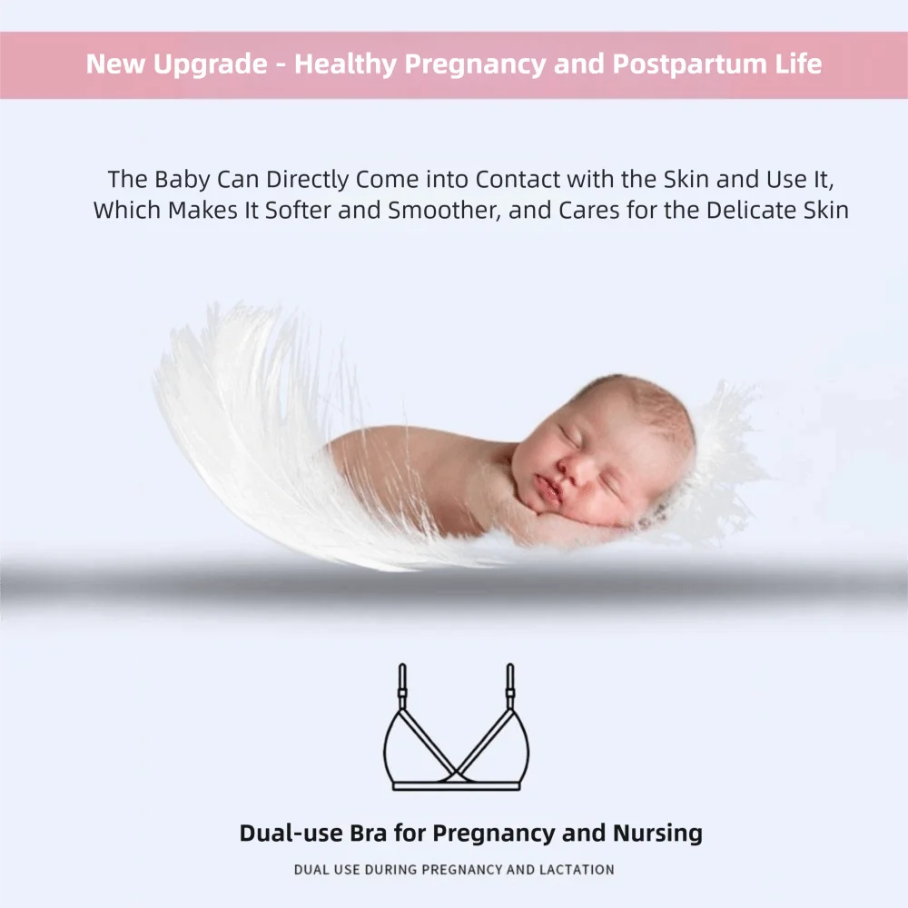 Fashion Double Buckle Nursing Bra Push-up Anti-sagging Maternity Bra Comfortable Breathable Pregnancy Bralette for Breastfeeding