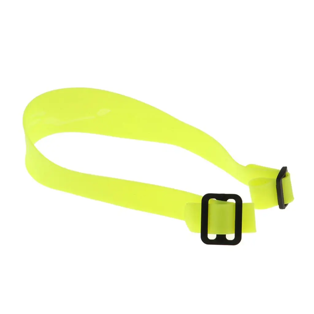 Silica Gel Headband Flashlight Holder Waterproof Hands Free Headlamp Strap for Climbing Surfing Travel Outdoor Activities