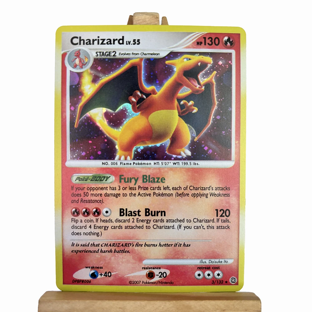 Customize Proxy High-Quality PKM FOIL Card Charizard Blastoise Charizard ex M Charizard-EX Pikachu Pikachu V Mewtwo VSTAR