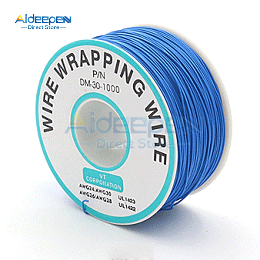ジャンパーケーブル,250m, 30awg,8色,1ピース,ピュアカバーボード用,カラー断熱ラップ,PCBはんだ付け用