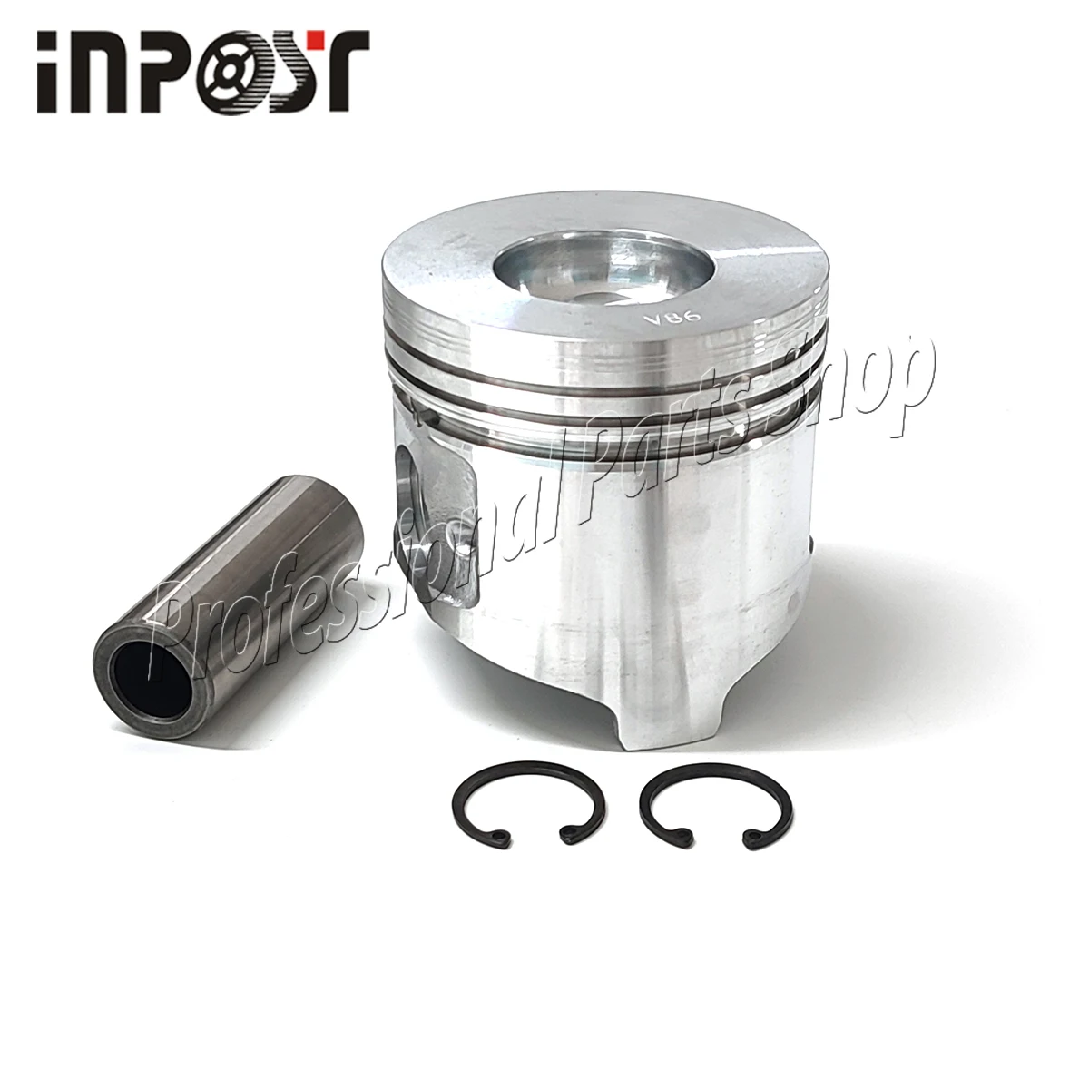 3 Set Piston With Pin For Yanmar 3TNV86 3TNV86CT Engine STD Size