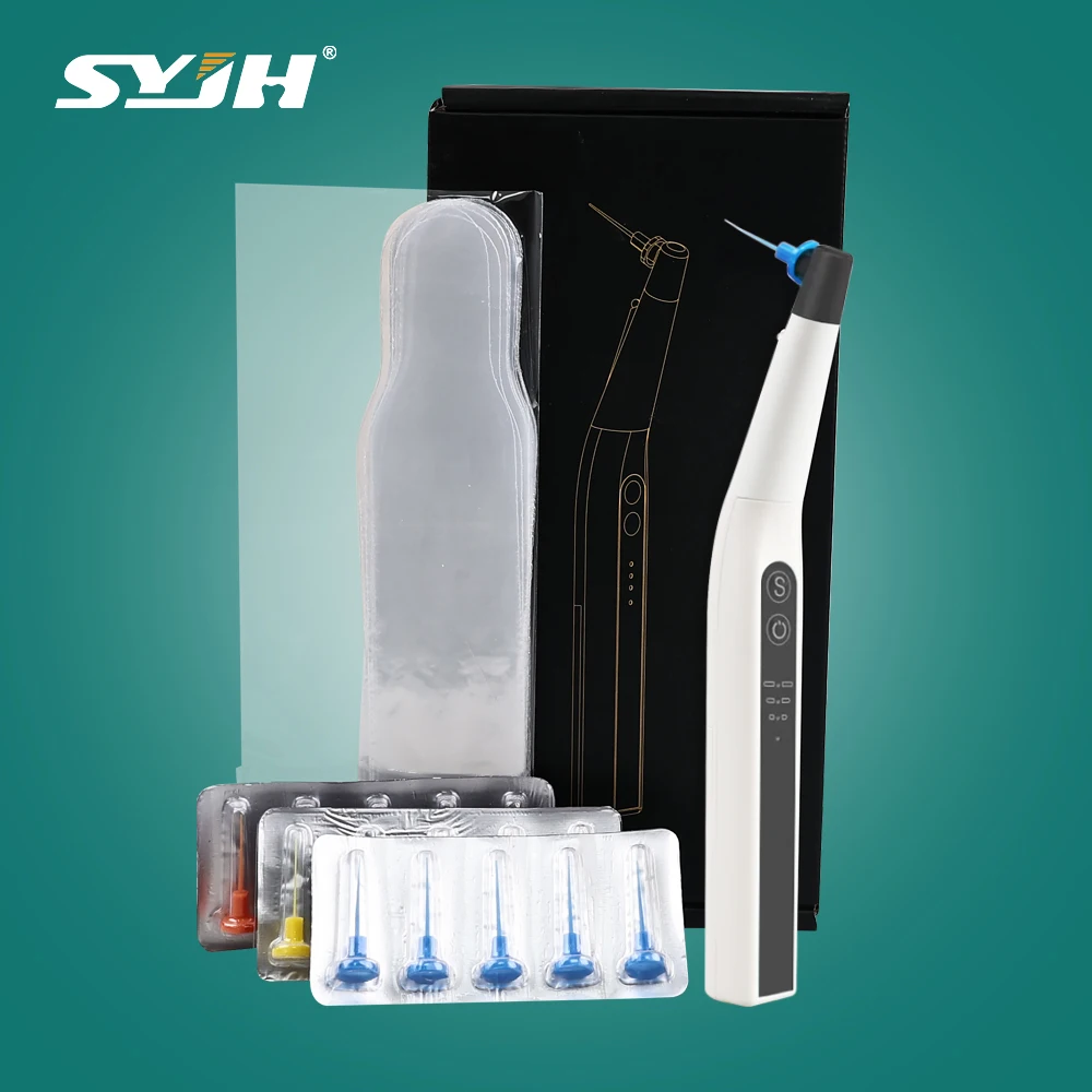 

SYJH Dental Ultrasonic Endo Activator Dentistry Endo Cleaning Sonic Irrigator Activator Root Canal Activator Tip Instrument