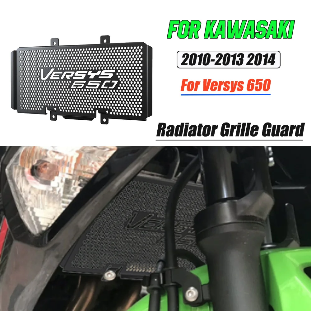 

Motocycle Radiator Grille Cover Water Tank Guard Protection Accessories FOR Kawasaki Versys 650 2010 - 2012 2013 2014 Versys650