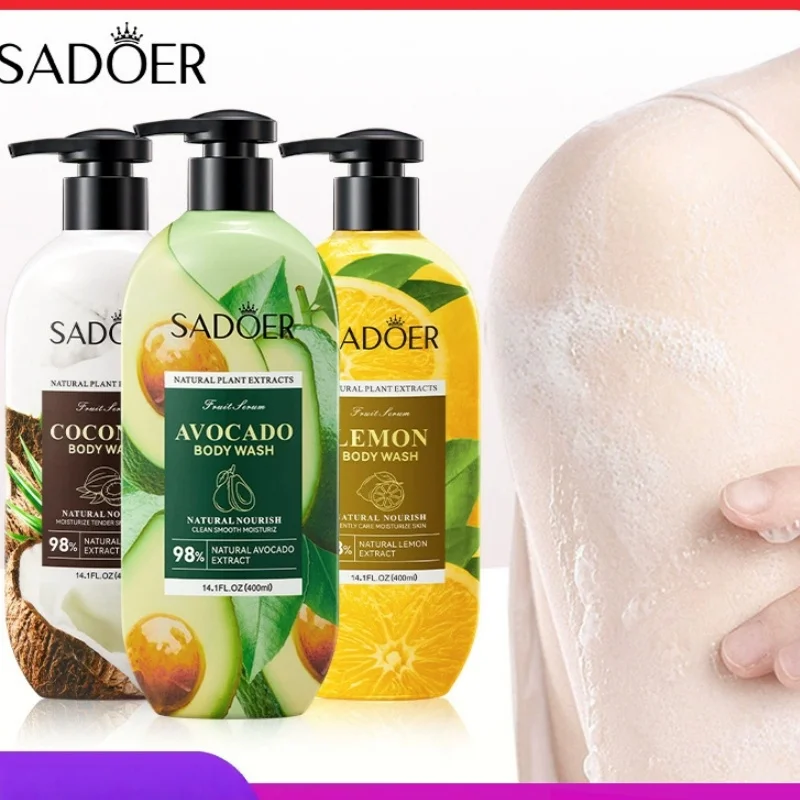 

Sadoer Moisturizing and Cleansing Shower Gel, with Light, Cloud-Like Foam, Can Moisturize the Skin, Leaving It Smooth and Relaxed, and the Skin Is Hydrated, Clean, and Soft after Washing