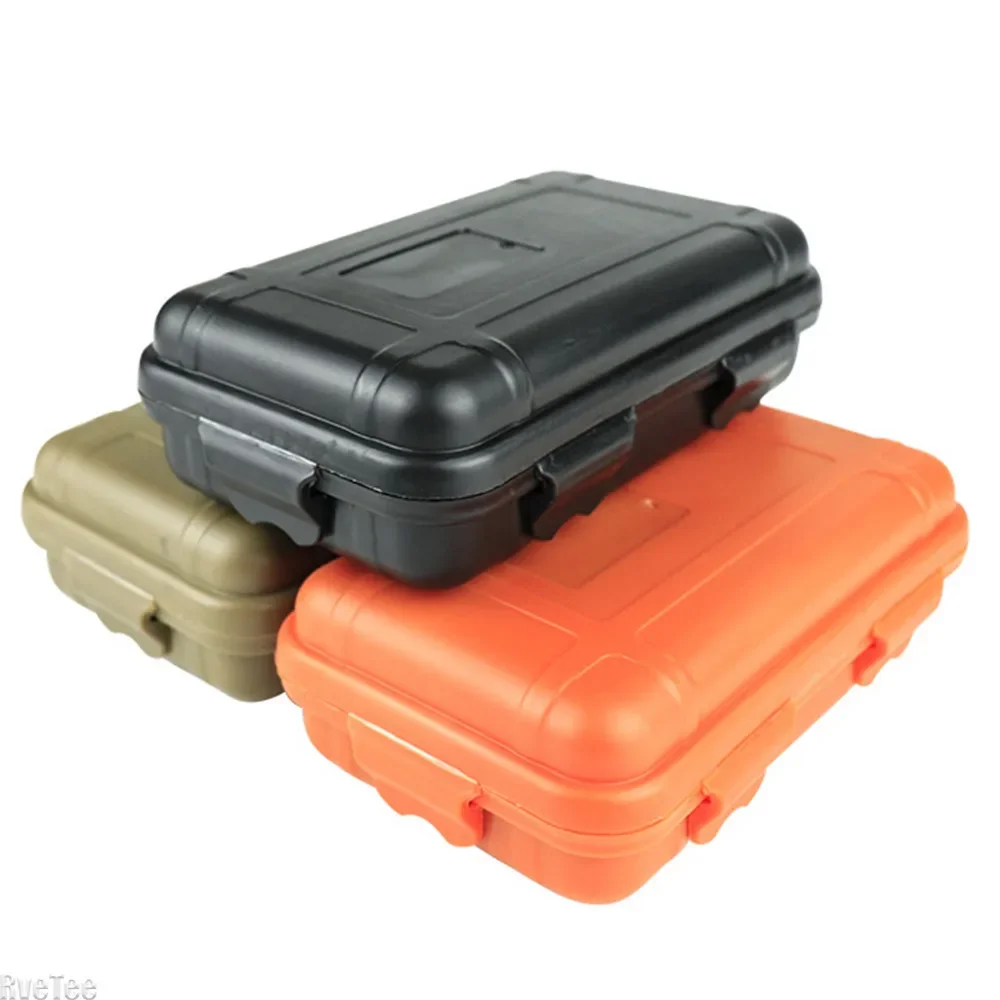 Mini Size Outdoor Plastic Waterproof Airtight Survival Case Container Camping Outdoor Travel Storage Box