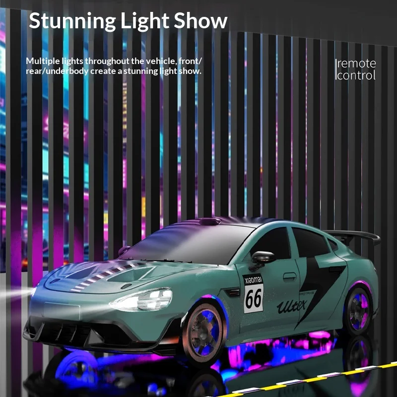 1/32 1/43 RC Auto Drift Mini Volledig Schaalmodel Alloy 2.4G Afstandsbediening Hoge Snelheid Raceauto Met Gyro Type-c RC Auto Jongens Cadeaus