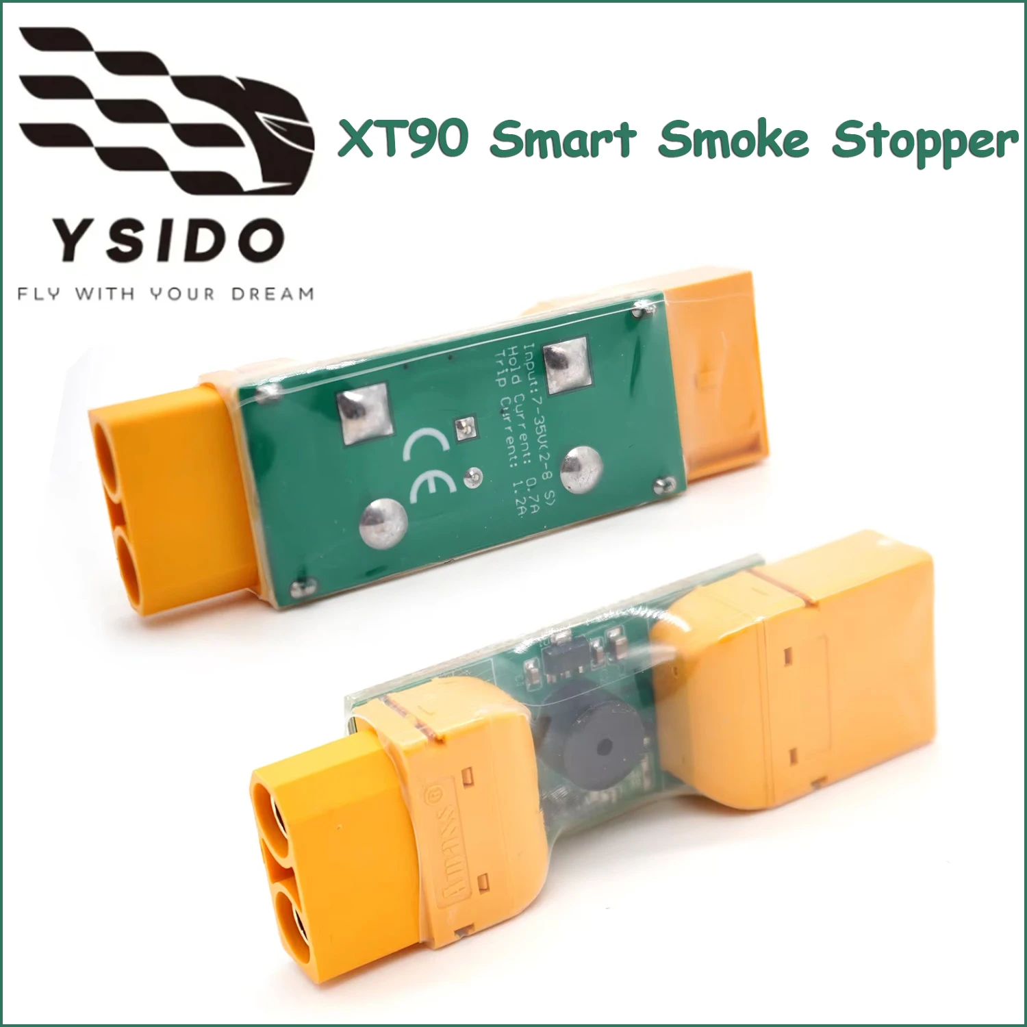 YSIDO FPV Smoke Stopper XT90 Circuit Fuse Installation Test Safety Plug Short-circuit Protection For RC Aircraft FPV Drone Parts