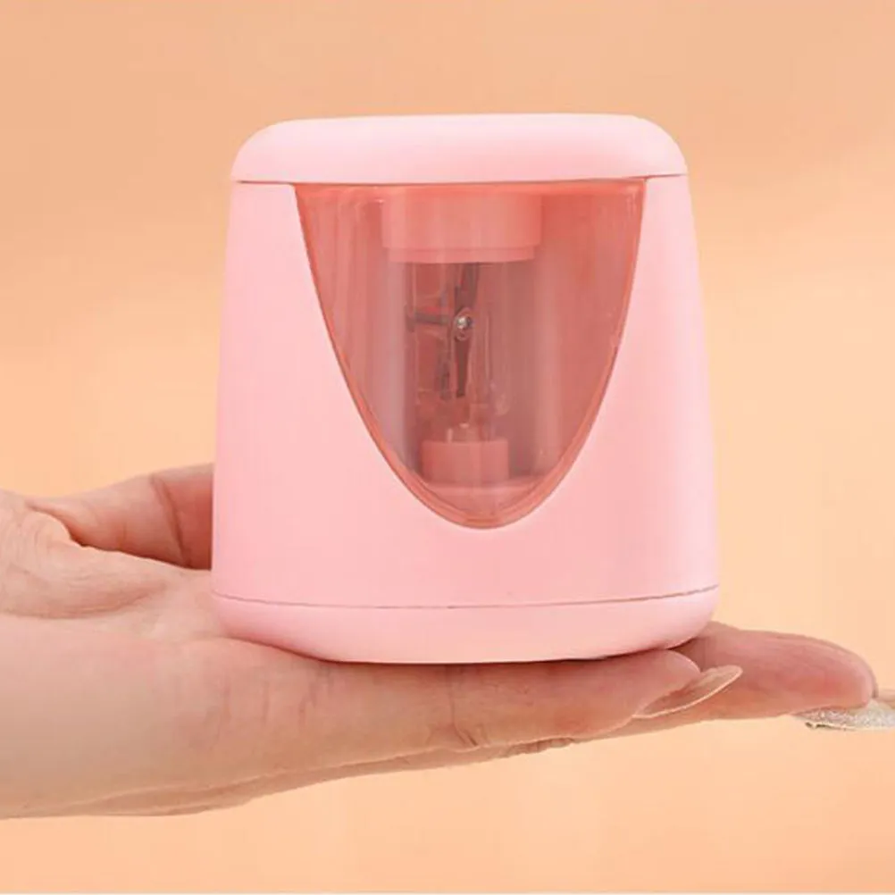 

Battery Operated Electric Pencil Sharpener Automatic Sharpener Portable for Children Students Office Stationery