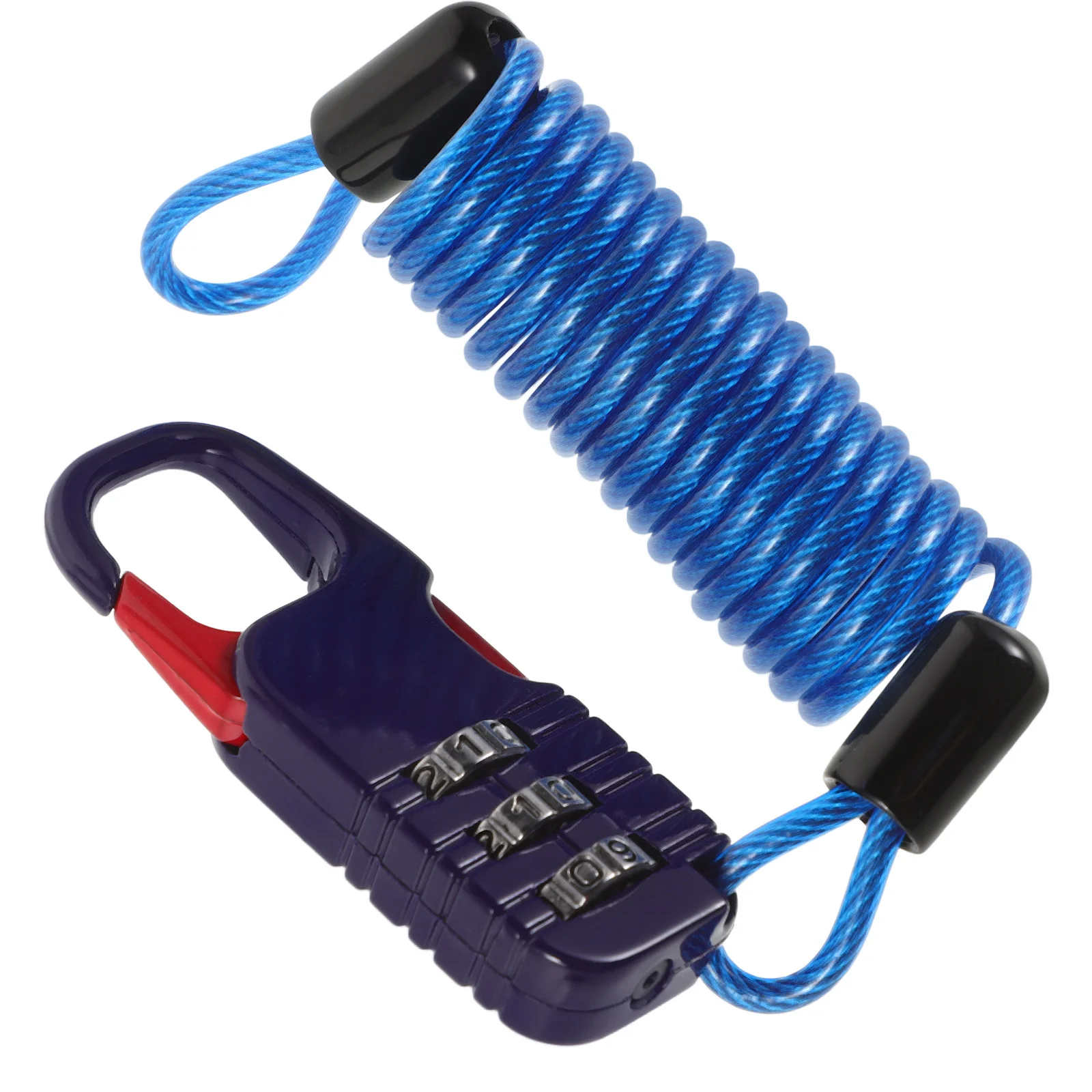 

Steel Chain Anti-Theft Bike Lock Resettable Combination Protection Portable for Motorcycles Electric Bicycles Luggage