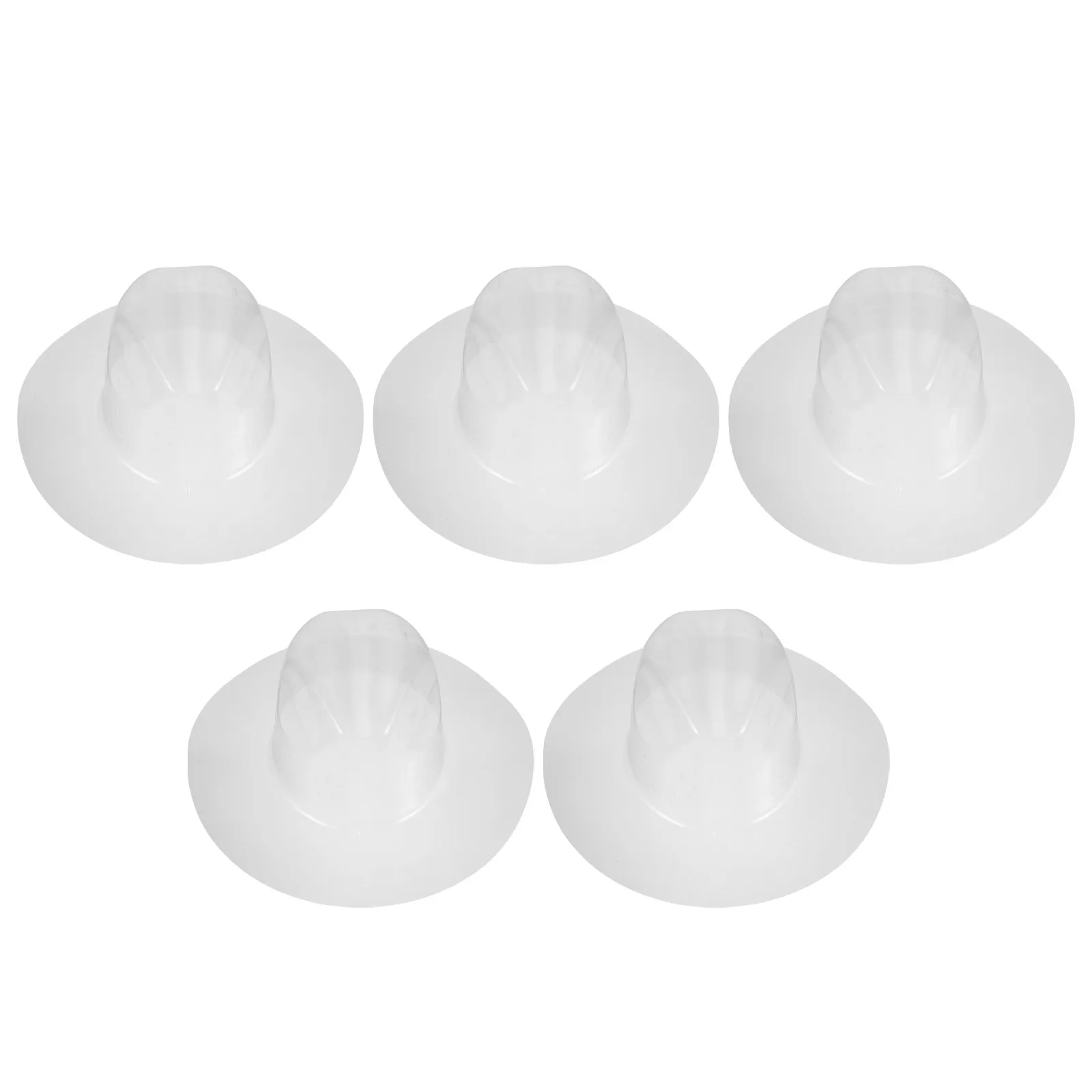 5Pcs Clear Cowboy Hat Holder Rack Transparent Inner Support Mold Preserve Shape Hat Display Stand Travel Storage Rack