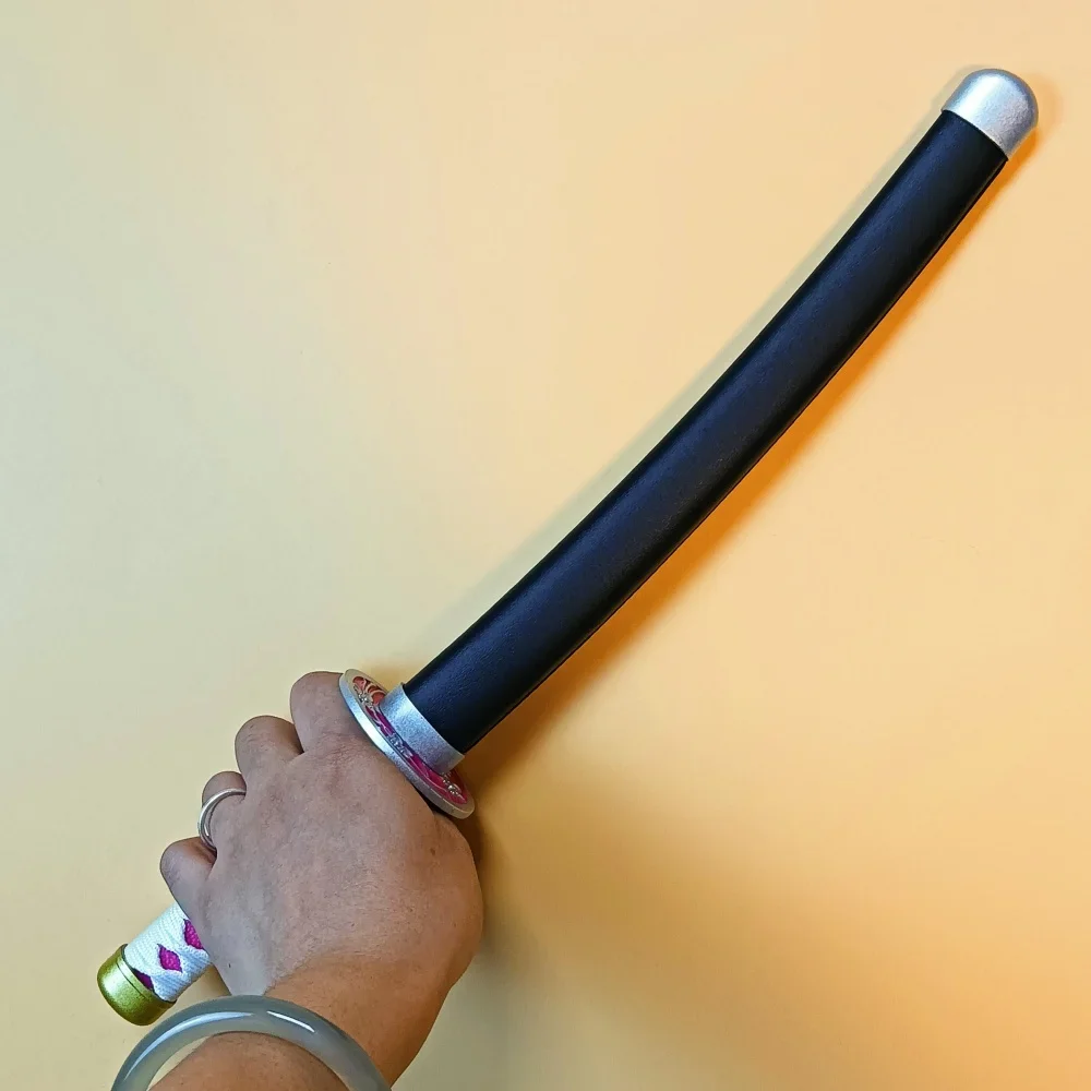 16인치 42cm 카타나 진짜 일본 카타나 사무라이 플라스틱 칼 닌자 검 애니메이션 코스프레 소품 닌자 칼 날카롭지 않은 장난감 선물