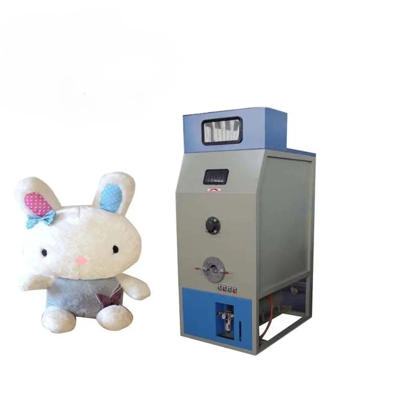Single port self-priming plush toy filling machine PP cotton foam particle wool filling machine
