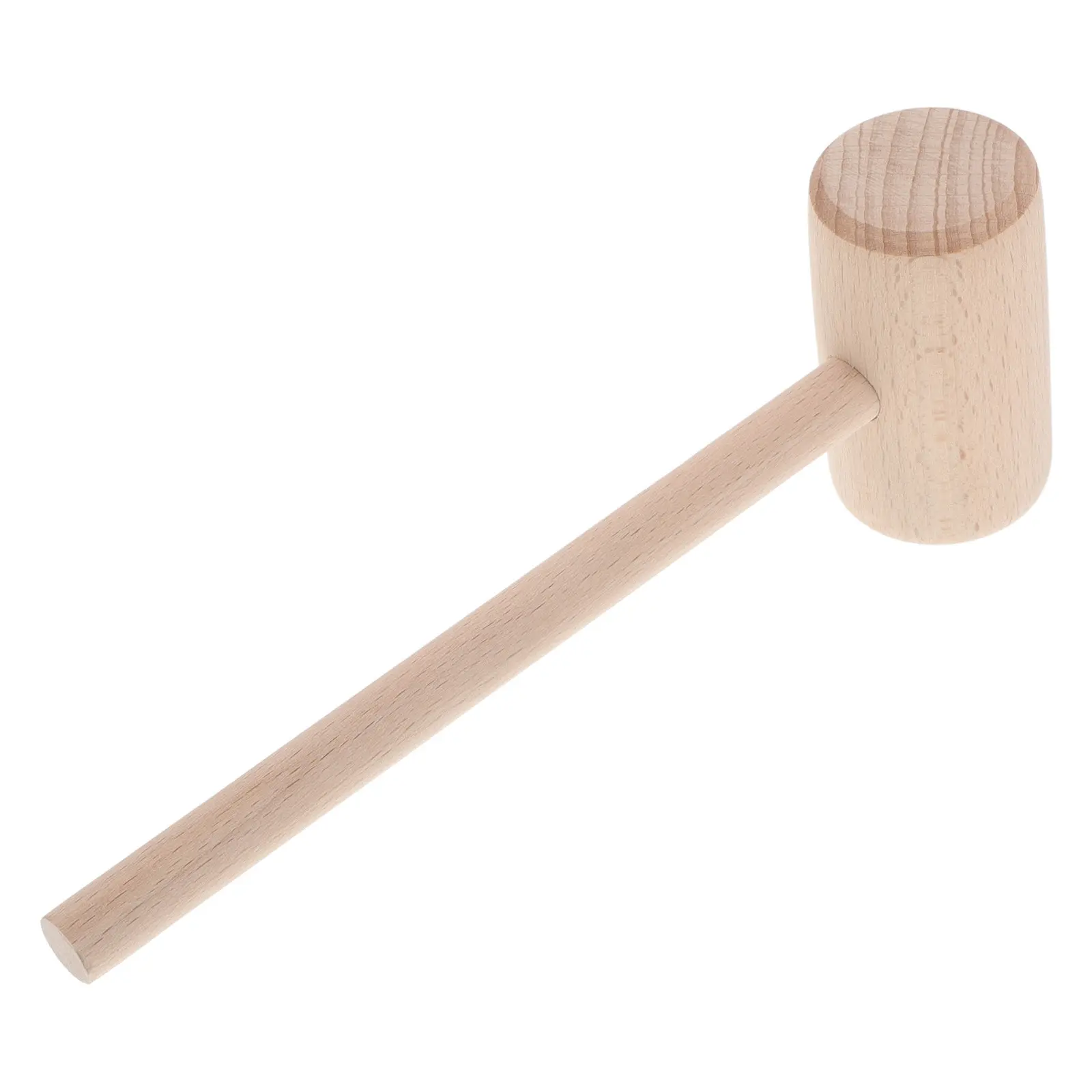Wooden Hammer Crafts Tool DIY Woodworking Carving Mallet Beech Wood Handle Balanced Weight Smooth Polished Grip Elegant
