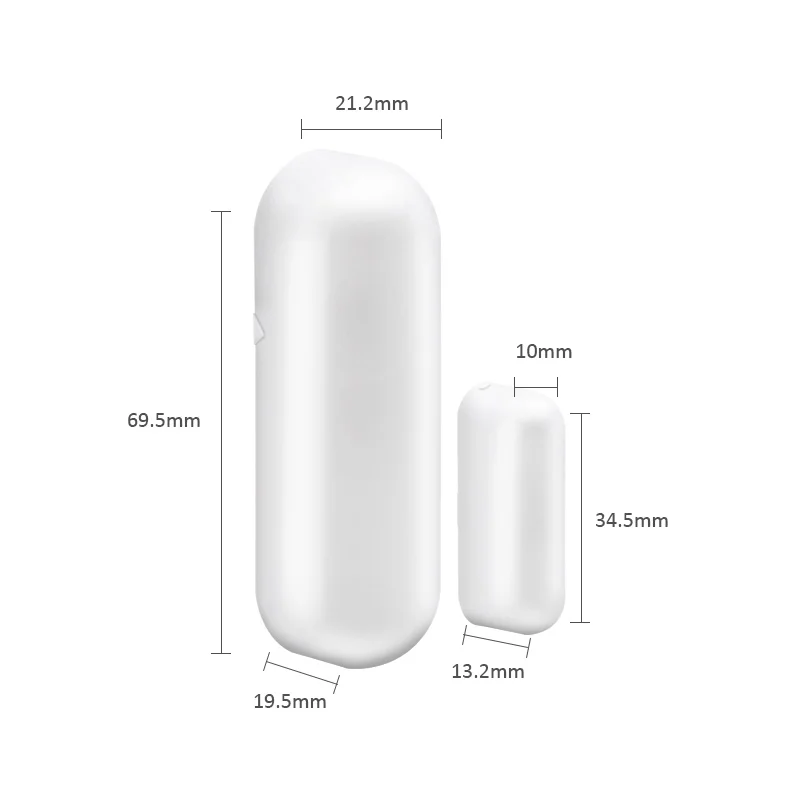 Sistema de alarma inalámbrico MD-211R, Sensor magnético de puerta, Detector de ventana con batería de litio integrada, 433/868MHz, enfoque de ST-VGT