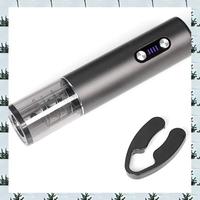 ABLG Rechargeable Electric Wine Opener Set - Automatic Corkscrew With Foil Cutter, Ideal For Party, Bar, Kitchen Use