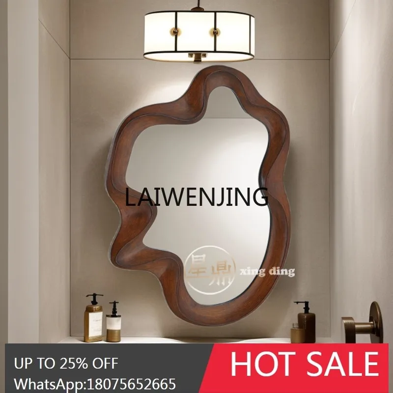 MJY French bathroom wall-mounted high-value special-shaped decorative mirror intelligent makeup mirror