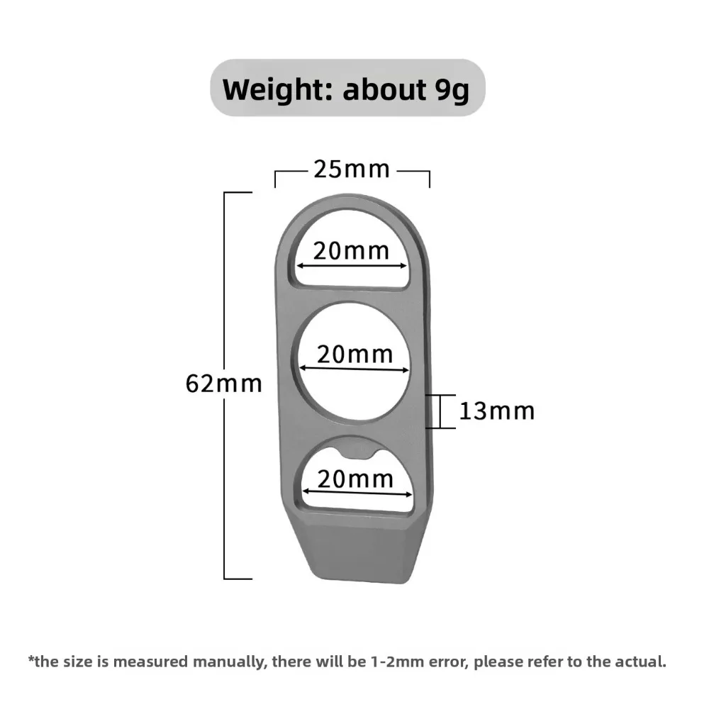 Mini pry bar keychain pendant EDC portable courier tool FC13 bottle opener Titanium alloy