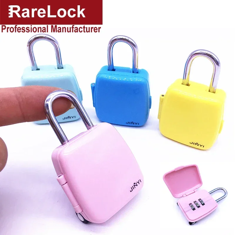 Combination Padlock Color Trunk Password Lock for Travel Women Bags Backpack Handbag Diary DIY Rarelock MS516 i