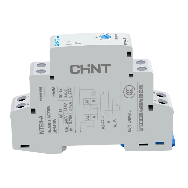 

CHINT Time Relay NTE8-A Power Off Controller AC220V DC24V Disconnection Delay