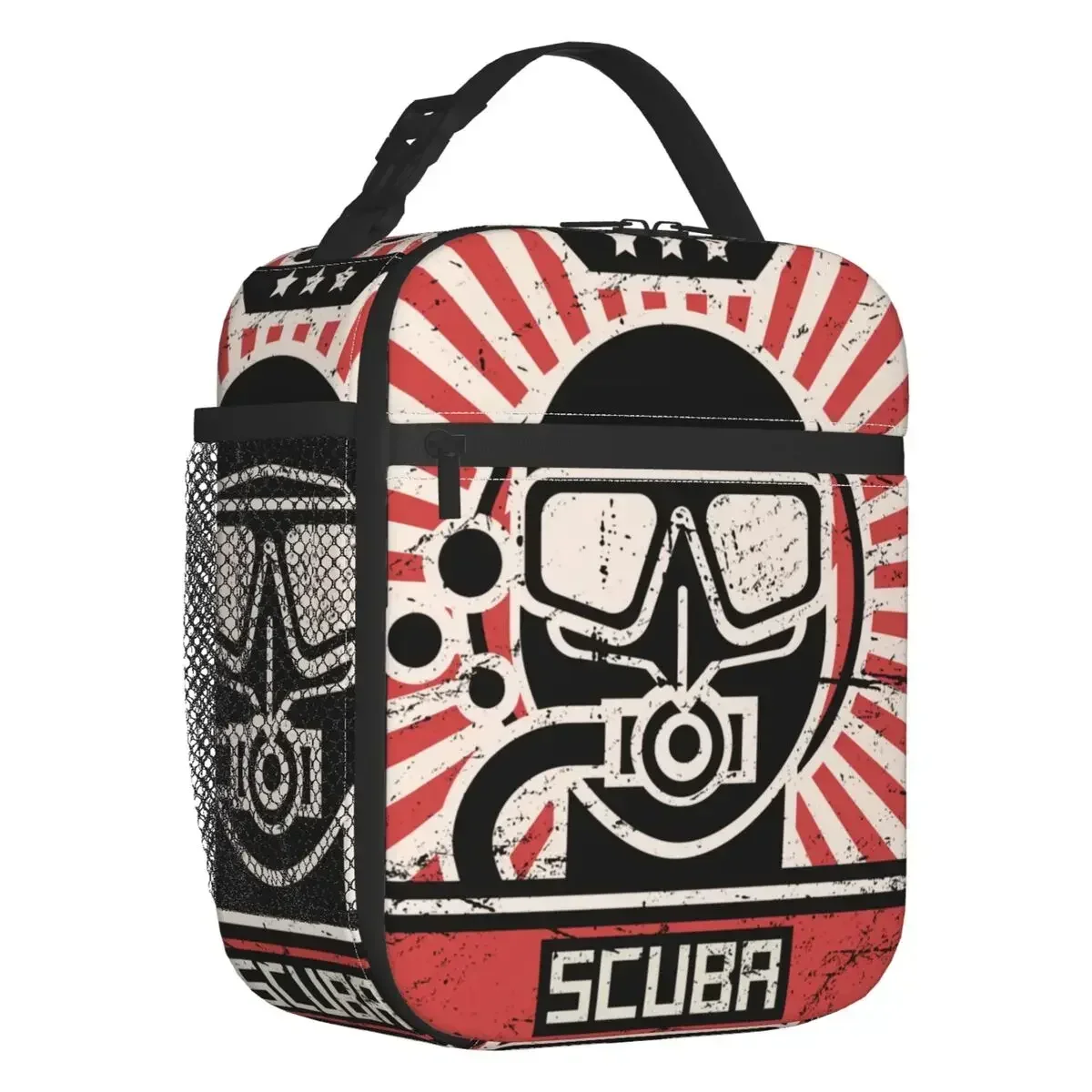 

Scuba Diver Insulated Lunch Bags for Outdoor Picnic Exploring the Ocean Dive Lover Portable Cooler Thermal Box