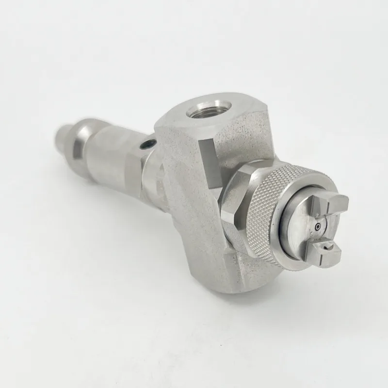 Stainless Steel Dual Fluid Atomizing Nozzle Anti Clog Siphon Fan Spray Industrial Spraying Equipment Accessories