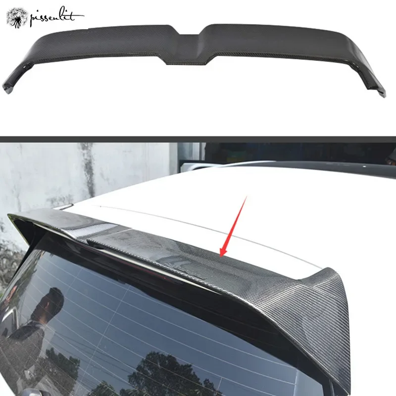 For GOLF MK7 MK7.5 Spoiler 2014-2018 GOLF 7 GOLF 7.5 For GTI Spoiler ABS Material Car Rear Wing Rear Spoiler Carbon pattern