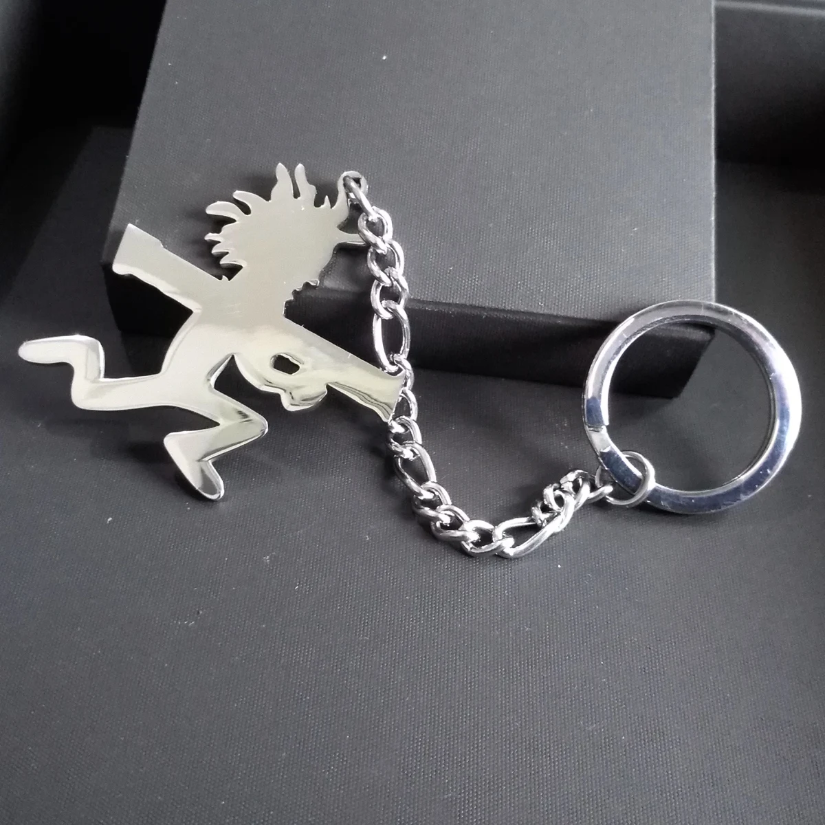 New Stainless Steel Keychain Key ring ICP Juggalo Hatchetman RPG Charm Pendant