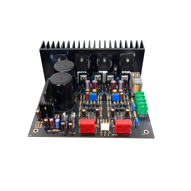 M4 Clone Famous British Circle Sugden SF60 DIY Amplifier PCB Kits 150W*2 Japanese Tube Heat Sink Amp Stereo Amps Board