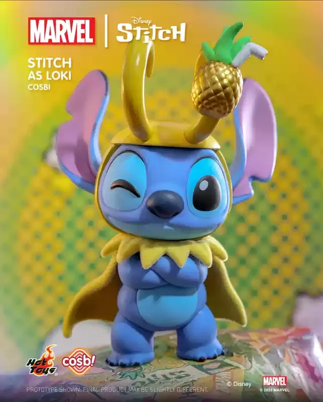 New Genuine Hottoys Marvel Stitch Cosbi Series Blind Box Kawaii