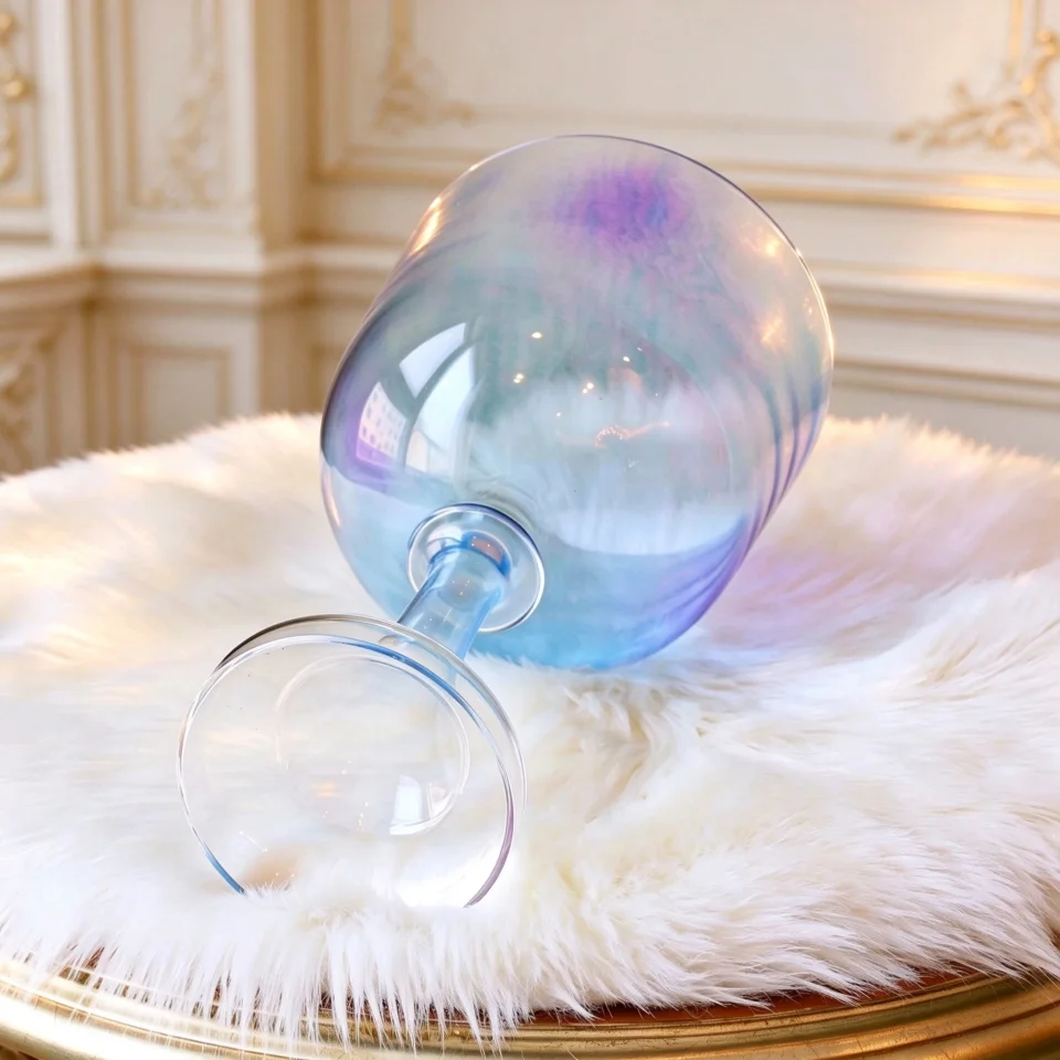 432Hz Velvet Blue Violet Alchemy Chalice Crystal Bowl Yoga Spiritual Sound Healing with accessories