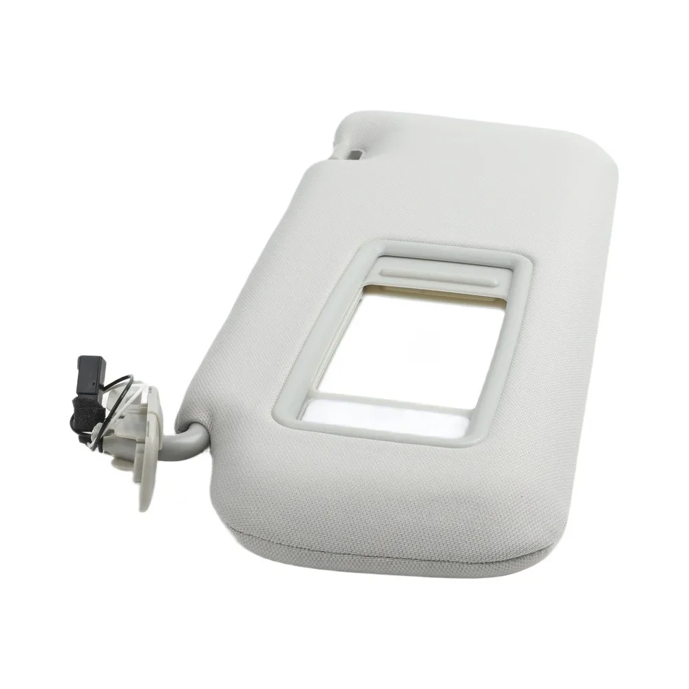Driver\\\'s Side Gray Sun Visor Including for LED Light and Makeup Mirror Fits For Mazda CX9 Models from 2007 to 2015