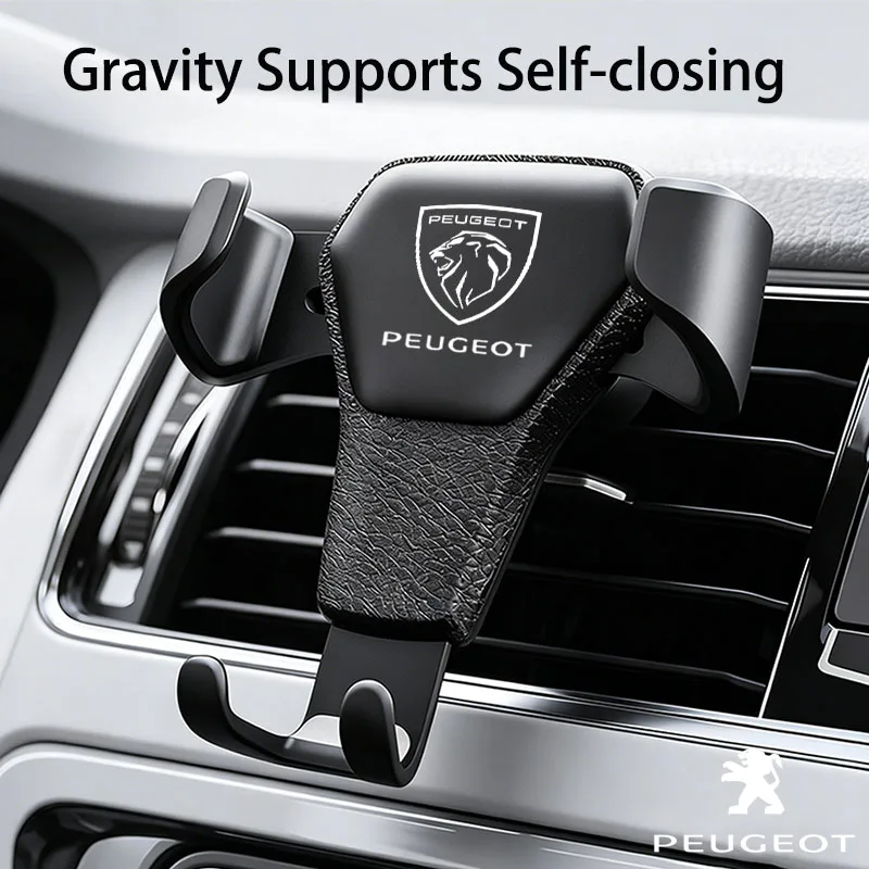 Car Phone Holder Gravity Sensing Auto Grip Universal Bracket For Peugeot 206 107 308 207 307 208 301 406 3008 508 607 408 407