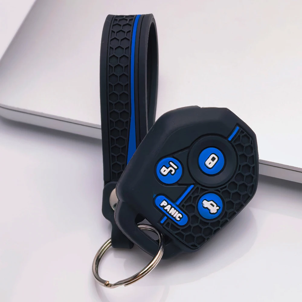 Key Case Cover for Subaru Forester Impreza WRX STI Legacy Outback BRZ XV Head Anti-Scratch Shockproof Soft Grip Button Friendly