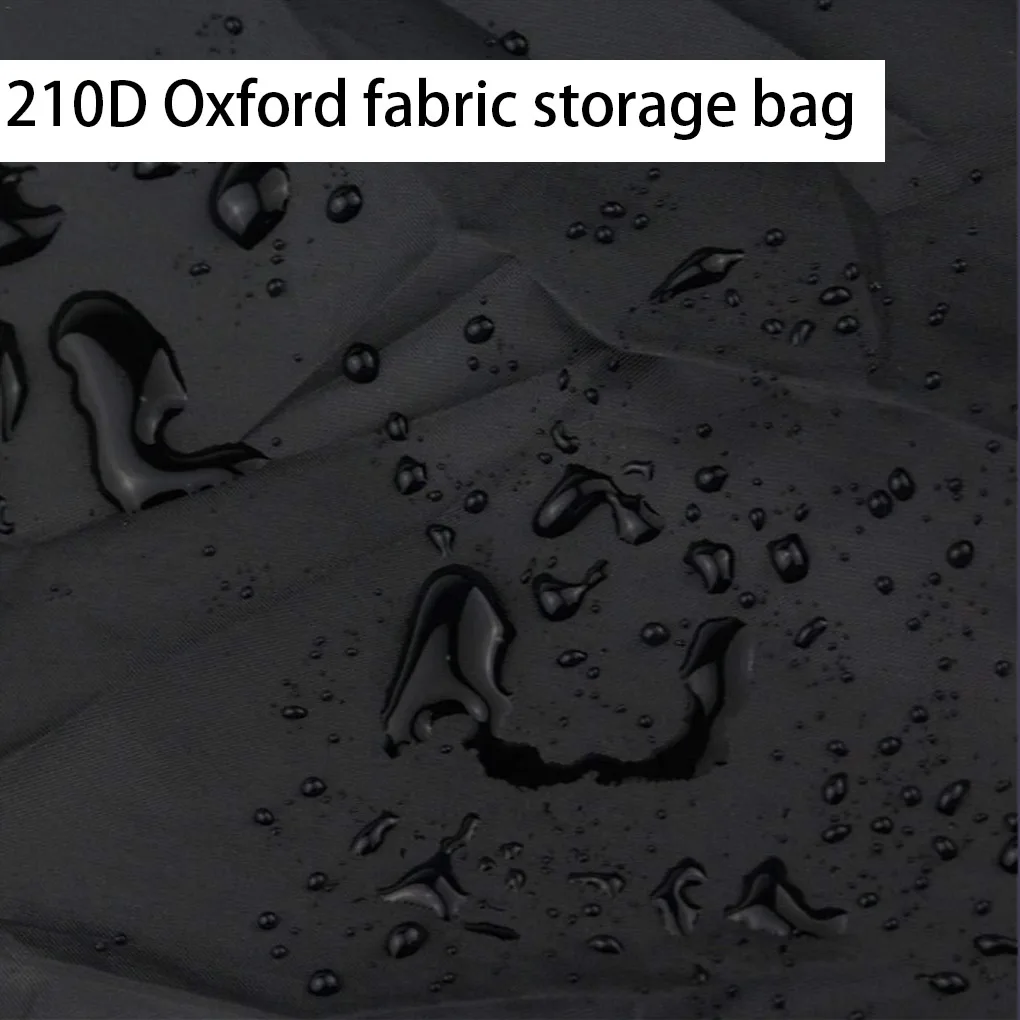 収納袋 防水 SurfaceOxford 生地 キャリングケース 取り付けが簡単 ポーチ アウトドア シーズン ポータブル ブラック 122×39×55cm