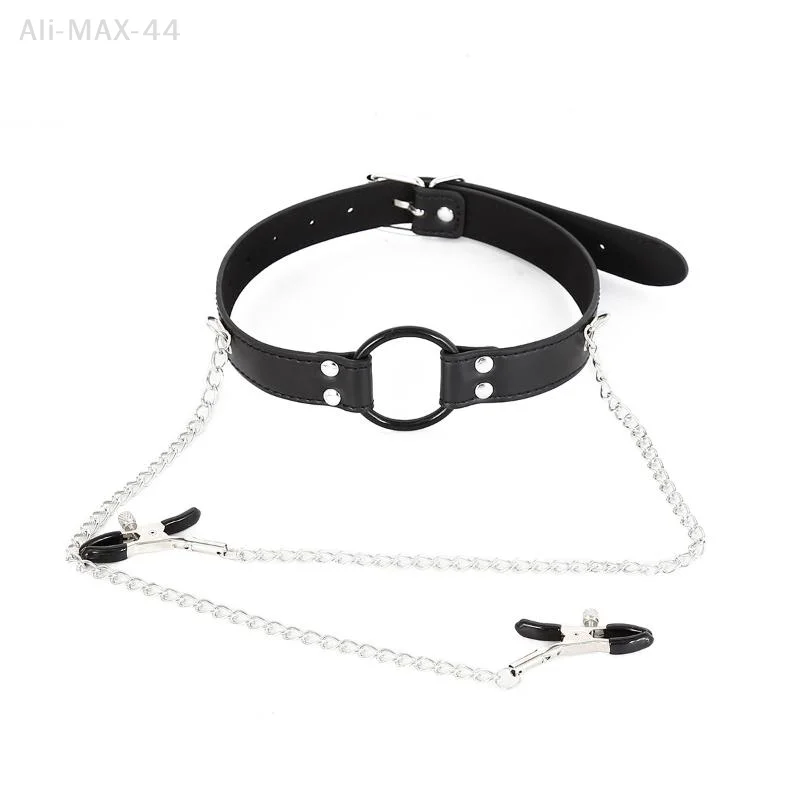 Hoyytu 1Pcs Bdsm Bondage Restraints For Women Men Gay Couples Ball Gag Mouth Plug Toys With Leather Harness For Fetish view 2